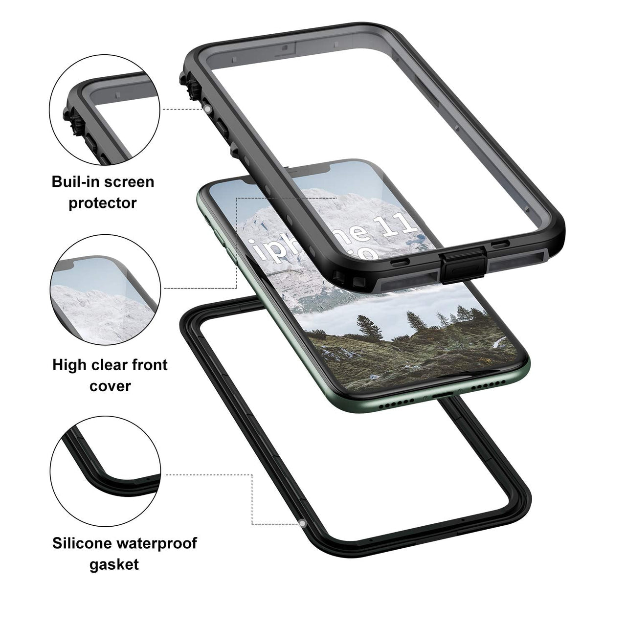 iPhone 11 Pro Max Waterproof Case