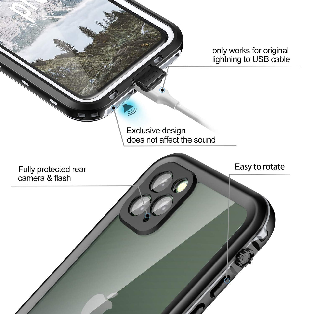 iPhone 11 Pro Max Waterproof Case