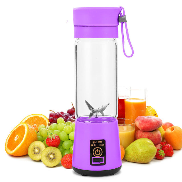 Portable Blender Juicer Mixer 4 Blade - Homyspire NZ