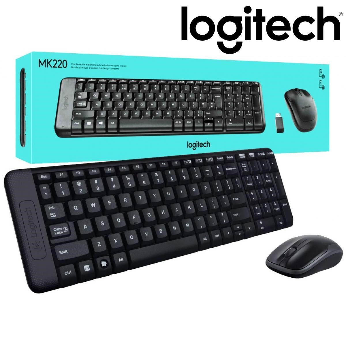 Logitech MK220 Wireless Keyboard And Mouse – Homyspire