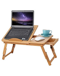 Thumbnail for Laptop Stand Laptop Table Multi Function Bamboo Laptop Bed Desk Table Foldable Cooling Holder Tray Stand