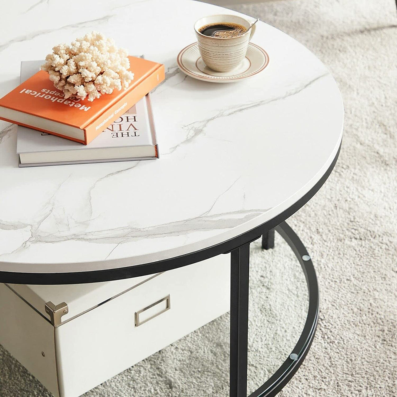 Coffee Table for Living Room by VASAGLE | Side Table