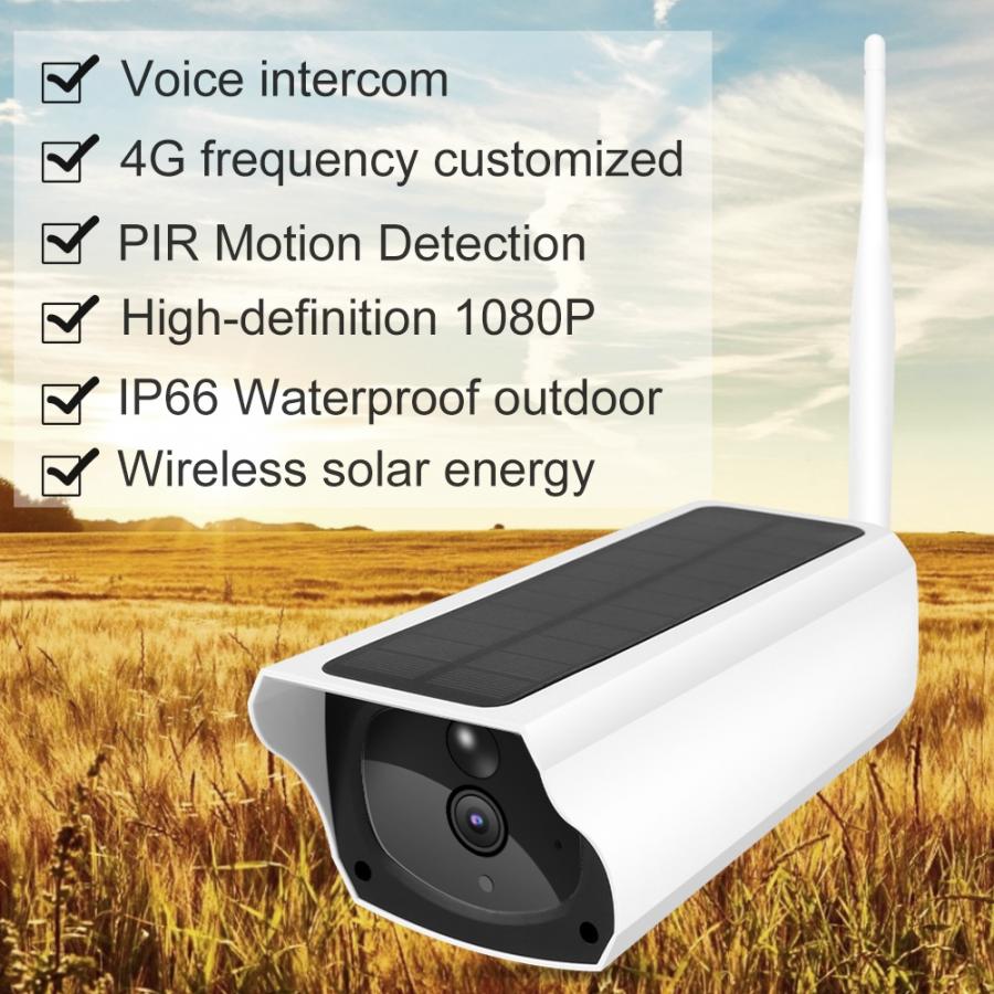 Solar Outdoor Security Camera Wireless with 2 Batteries - Homyspire NZ