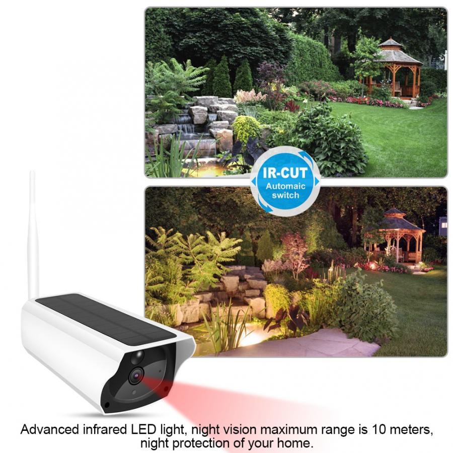 Solar Outdoor Security Camera Wireless with 2 Batteries - Homyspire NZ