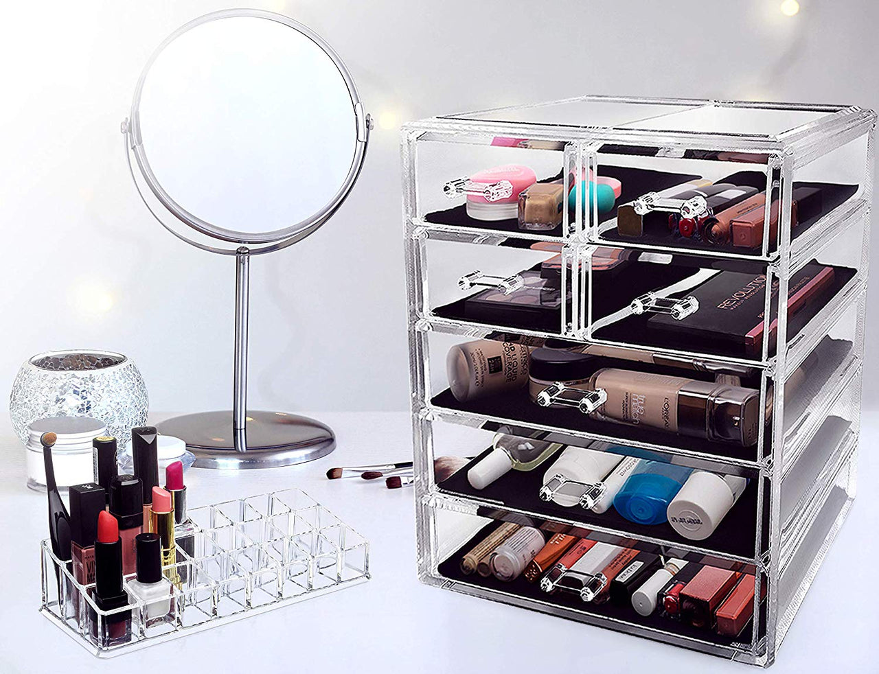 Make Up Storage Makeup Organiser - Homyspire NZ