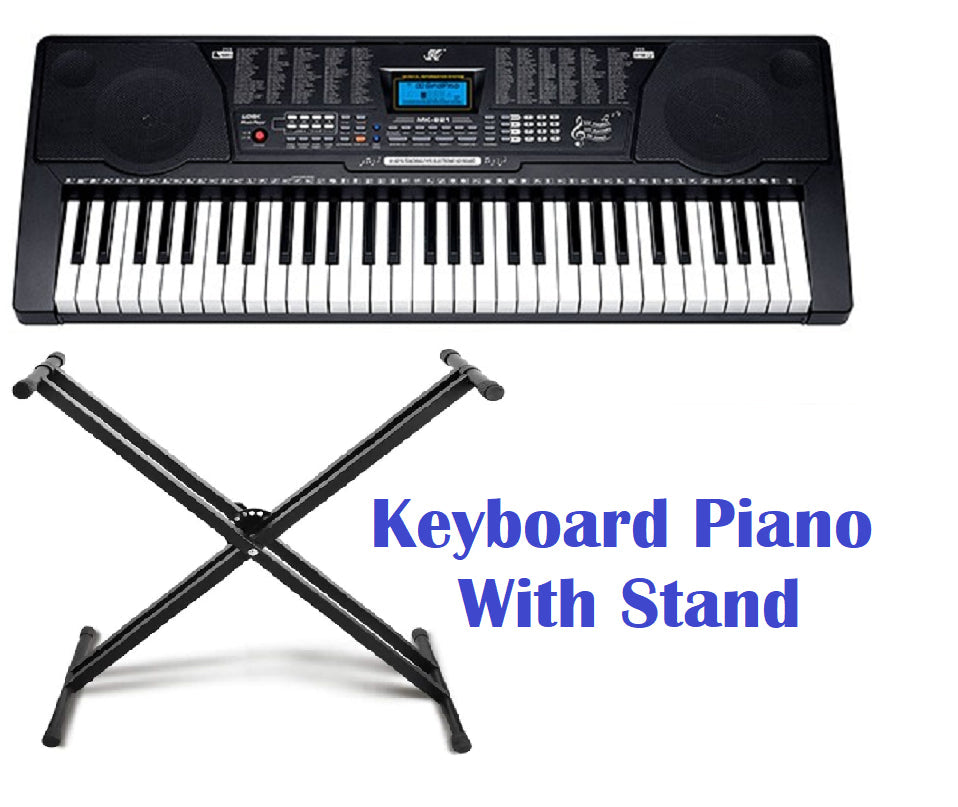 61 Key Electronic Piano Keyboard & Stand