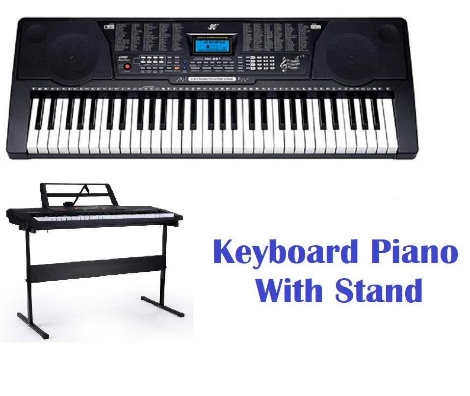 61 Key Electronic Piano Keyboard & Stand