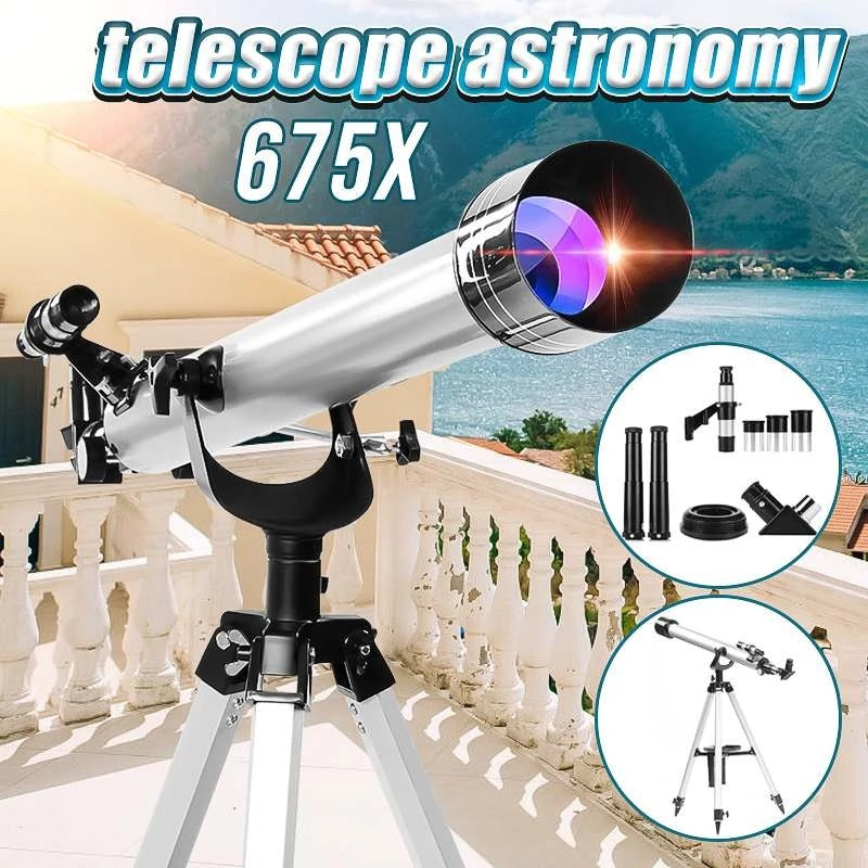 Astronomical Telescope 675X Zoom