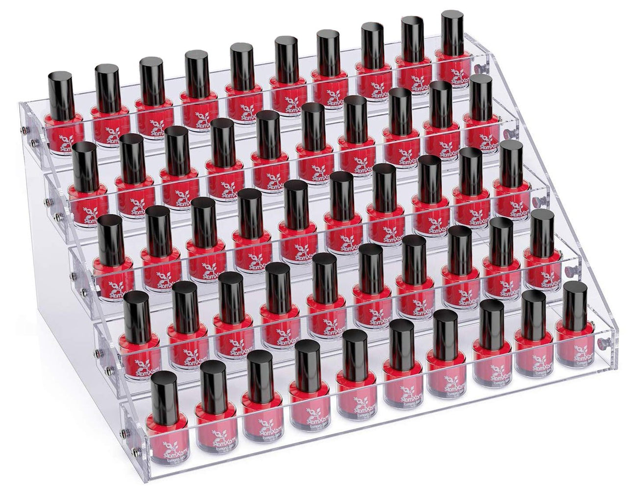 Cosmetic Organiser Nail Polish Storage Rack Stand 5 Tier - Homyspire NZ