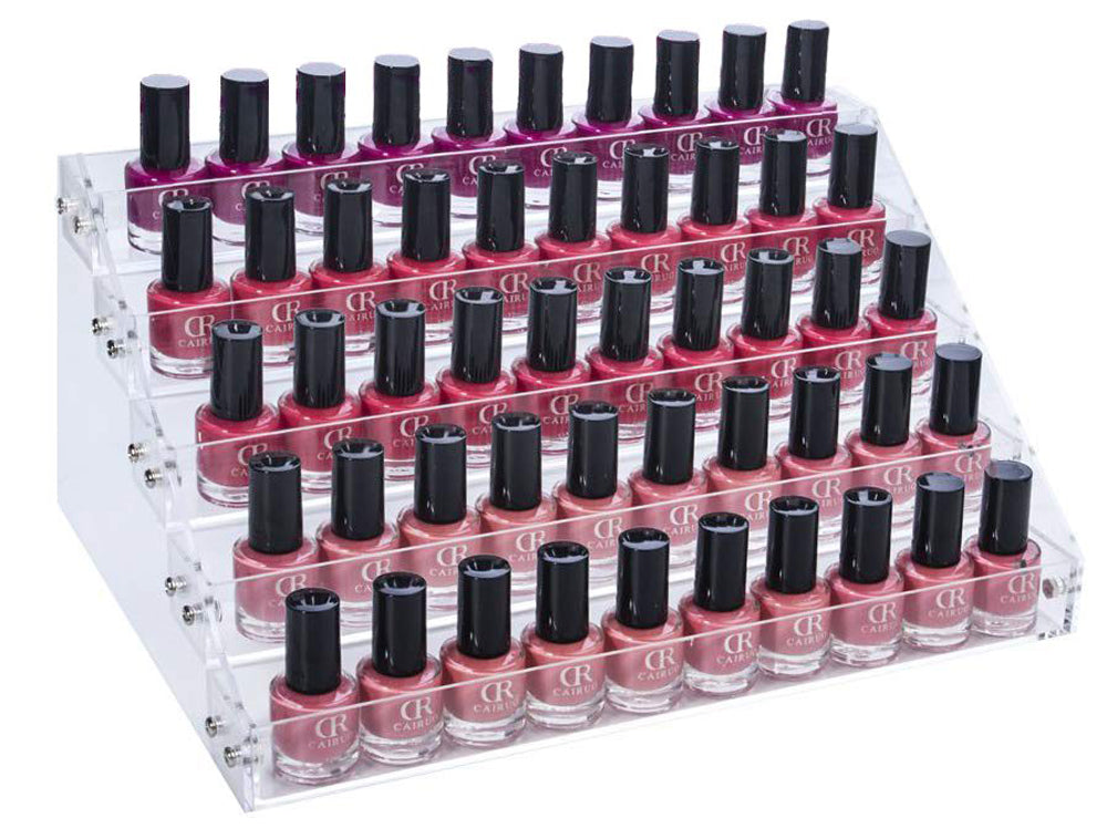 Cosmetic Organiser Nail Polish Storage Rack Stand 5 Tier - Homyspire NZ