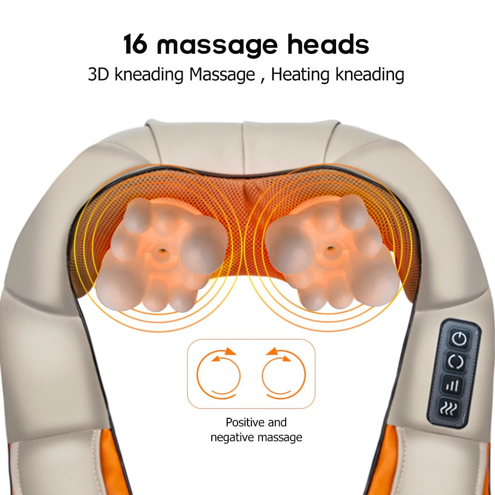 Neck Shoulder Massager Shiatsu Neck Massager