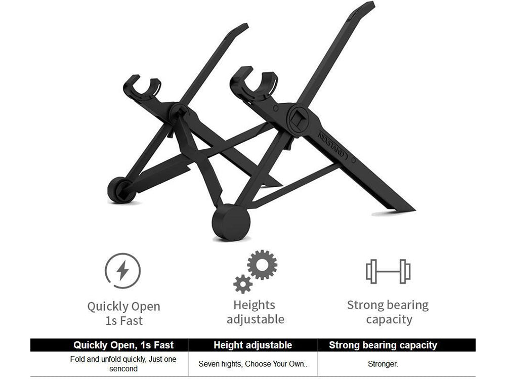 Laptop Stand HEIGHT ADJUSTABLE WITH 7 SETTINGS - Homyspire NZ