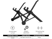 Thumbnail for Laptop Stand HEIGHT ADJUSTABLE WITH 7 SETTINGS - Homyspire NZ