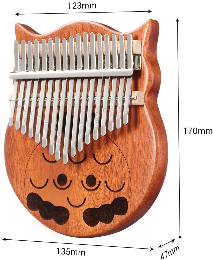 17 Keys Owl Piano Kalimba - Homyspire NZ