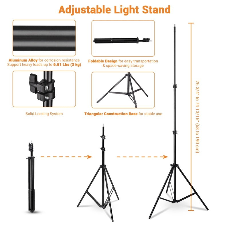 Softbox Lighting Kit Professional Photography Light Studio Kits