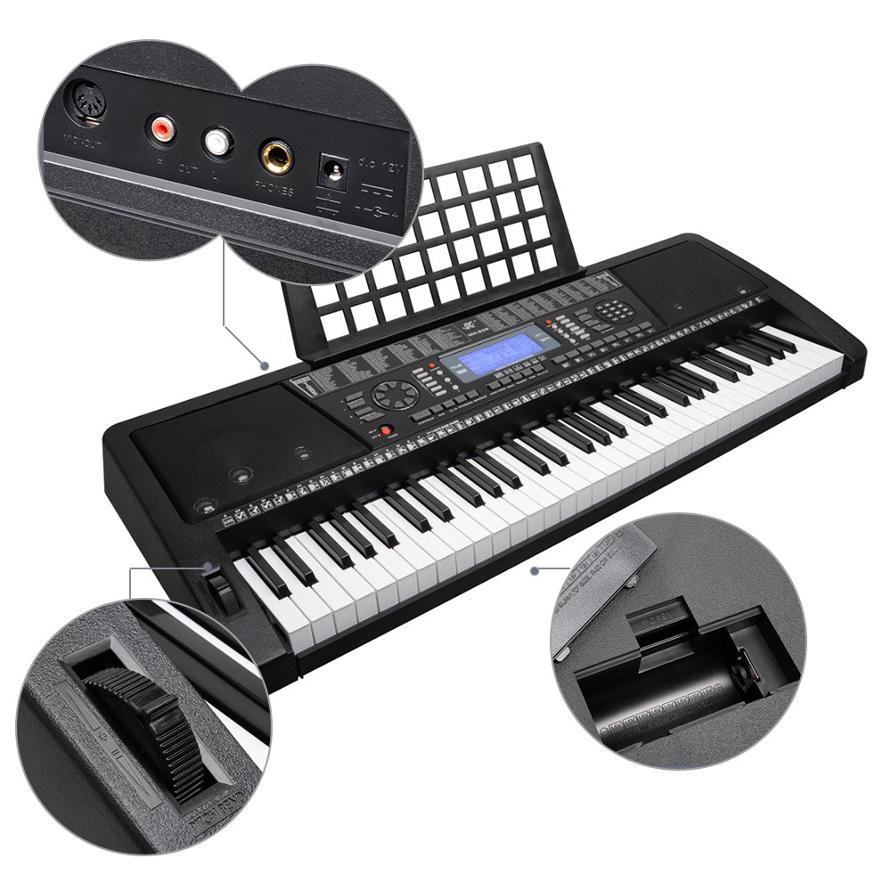 Keyboard Piano 61 Key LCD Display - Homyspire NZ