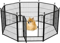 Thumbnail for Dog Playpen Pet Play Pen 10 Panel 80*80cm