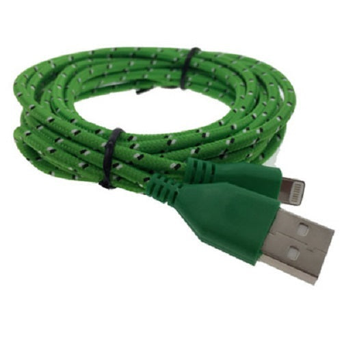 Replacement iPhone charging Cable 3 Meter Green