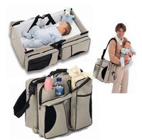 Thumbnail for 3 in 1 Nappy Bag Diaper Bag Travel Bassinet Nappy Changing Station Carrycot Baby Bed