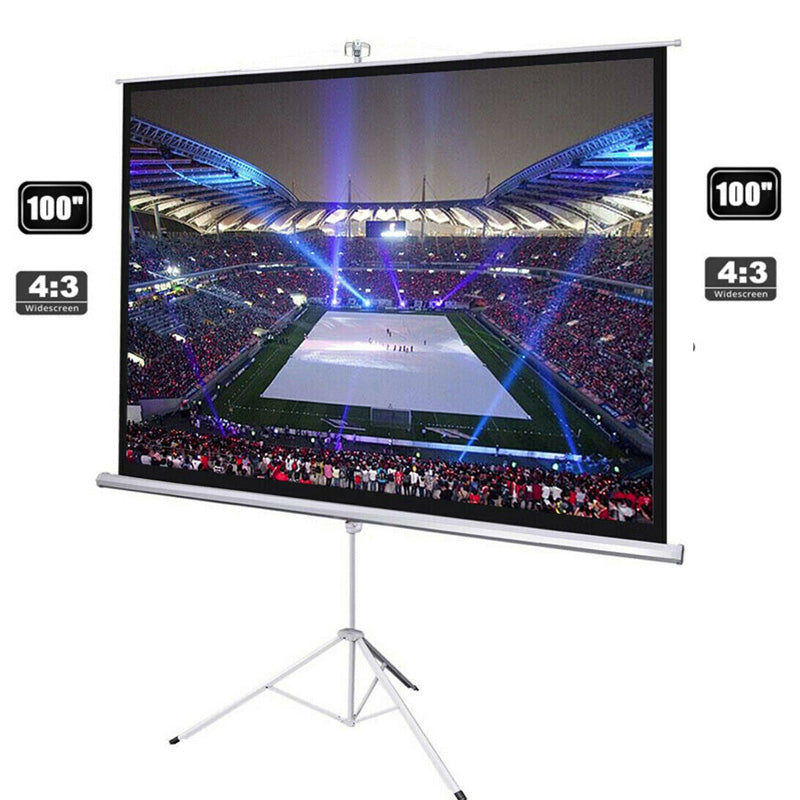 100" Portable Projector Screen with Stand