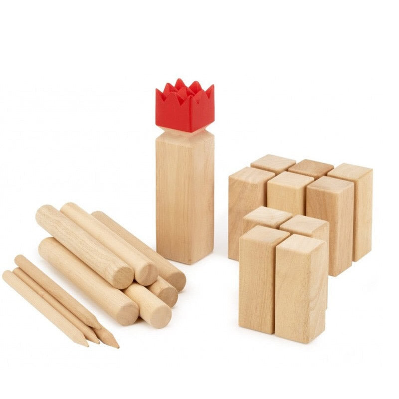 Outdoor Lawn Kubb Game Set