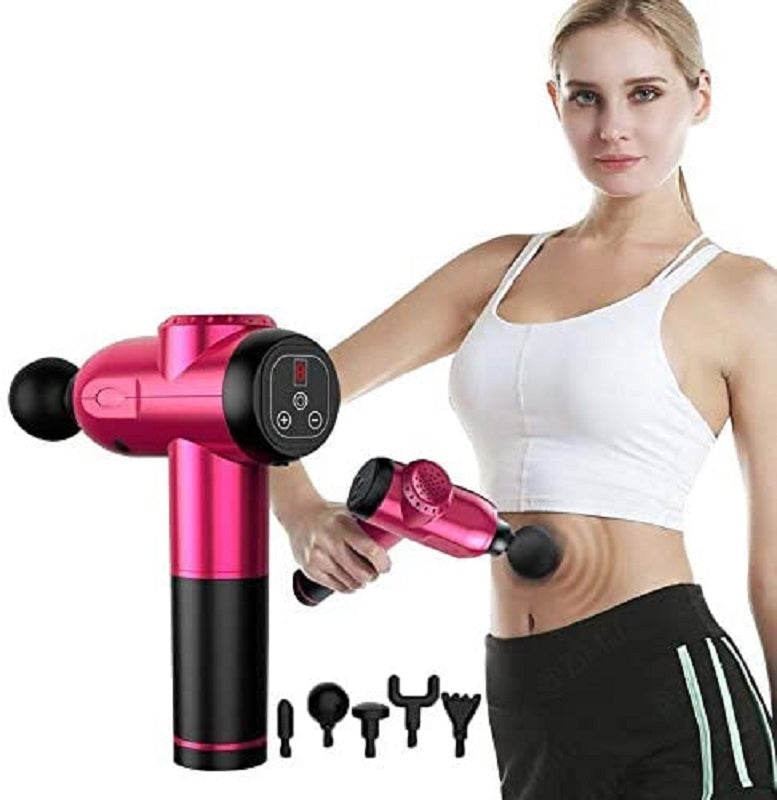 Massage gun with 5 Massage Heads