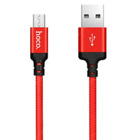 Thumbnail for HOCO Times Speed Micro Charging Cable Red & Black 2 Meter