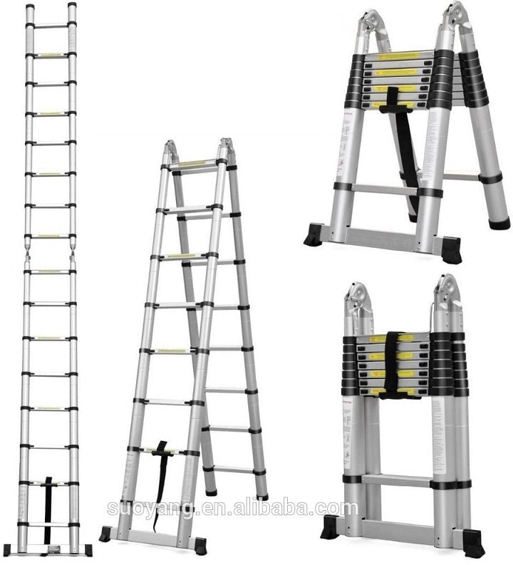 Telescopic Ladder 5m Multi-Purpose Aluminium Telescoping