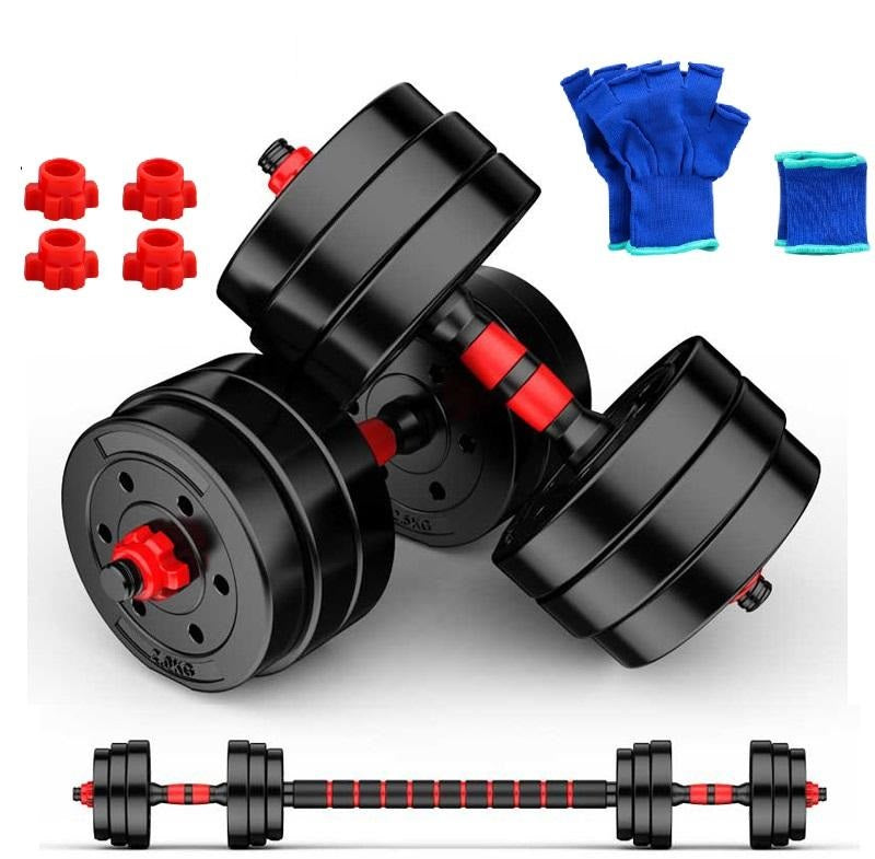 20KG Dumbbells Barbell Weight Set Adjustable