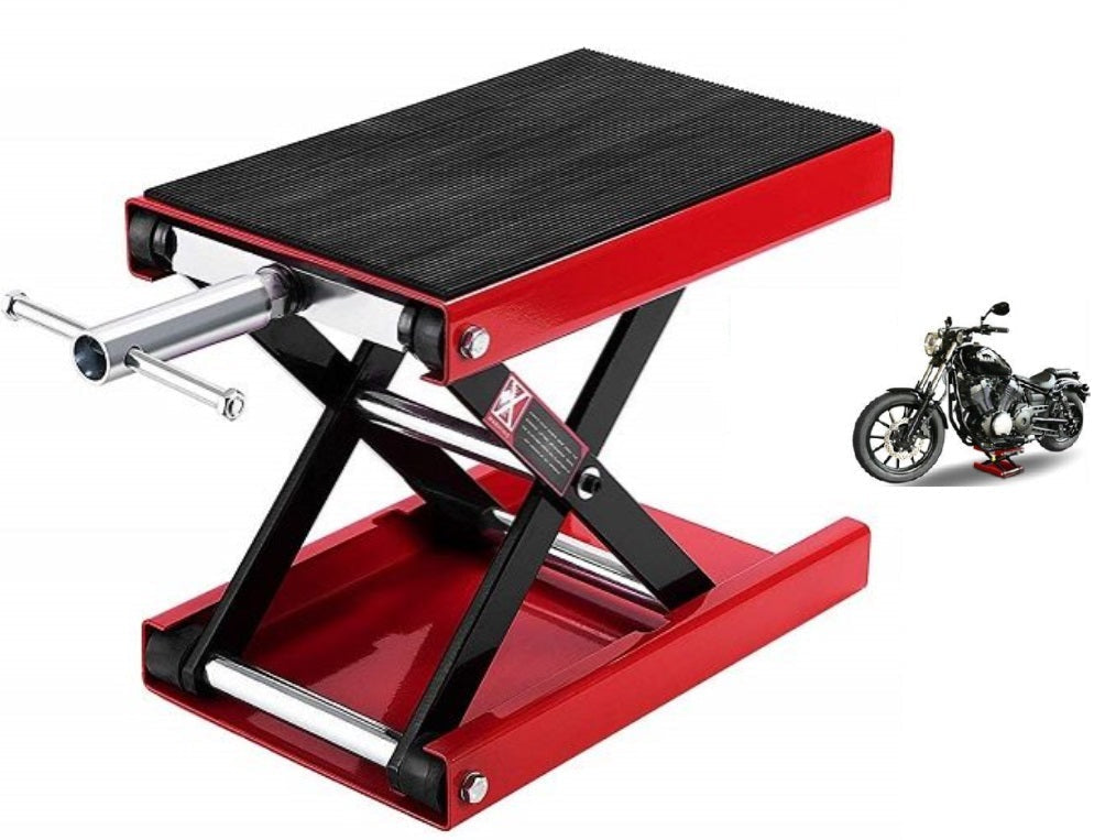 Motorcycle Scissor Lift Stand with Pad