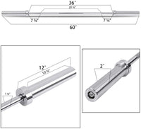 Thumbnail for 150cm Olympic Barbell Bar