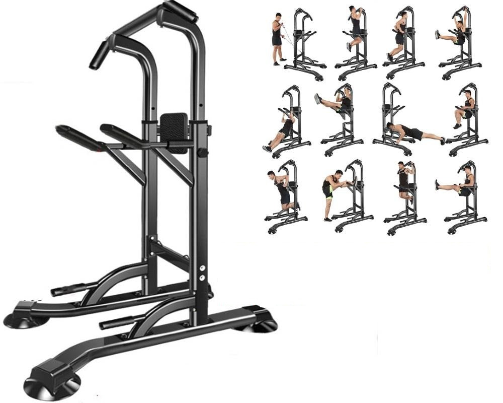 Power Tower Home Gym Adjustable Height Pull Up Bar