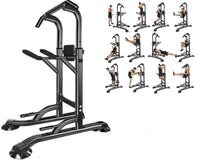 Thumbnail for Power Tower Home Gym Adjustable Height Pull Up Bar