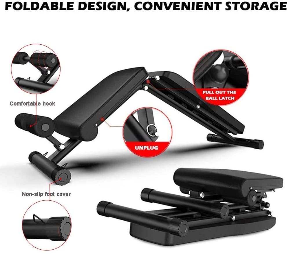 Adjustable FID Sit Up & Weight Bench