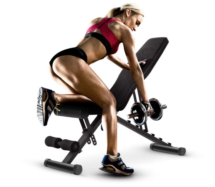 Adjustable FID Sit Up & Weight Bench