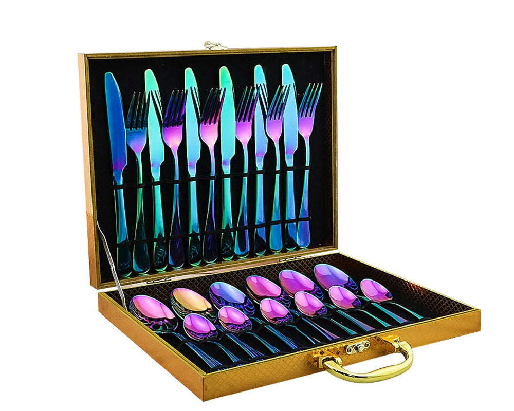 24 PCS Stainless Steel Cutlery Set