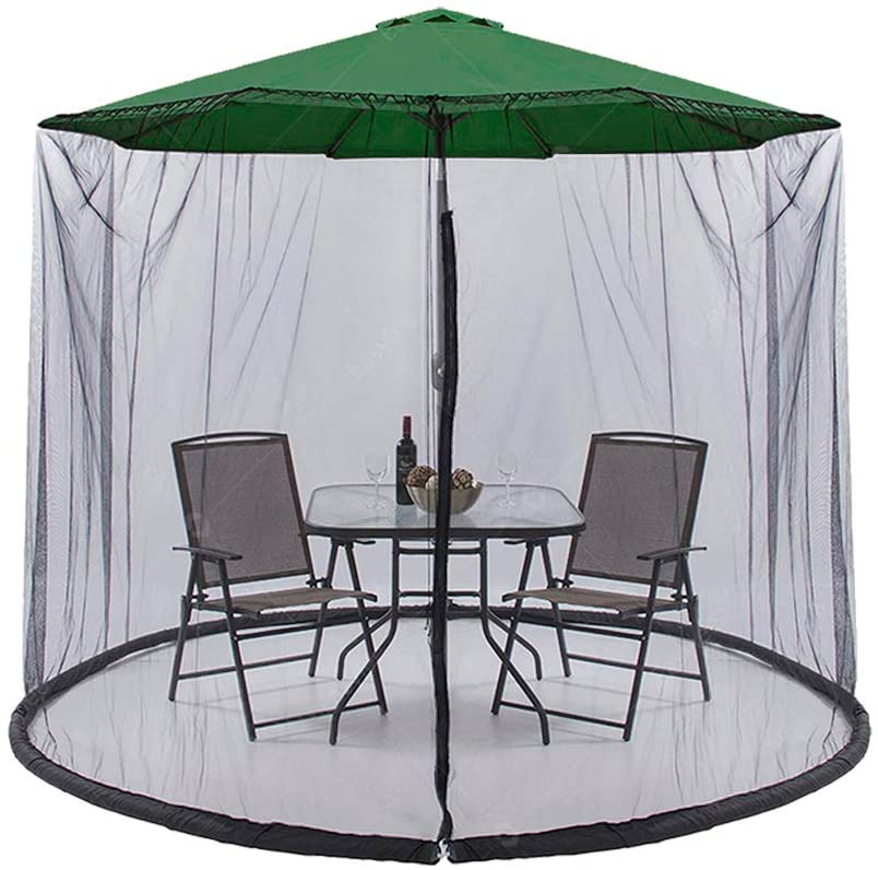 Outdoor Patio Umbrella Mosquito Net Screen