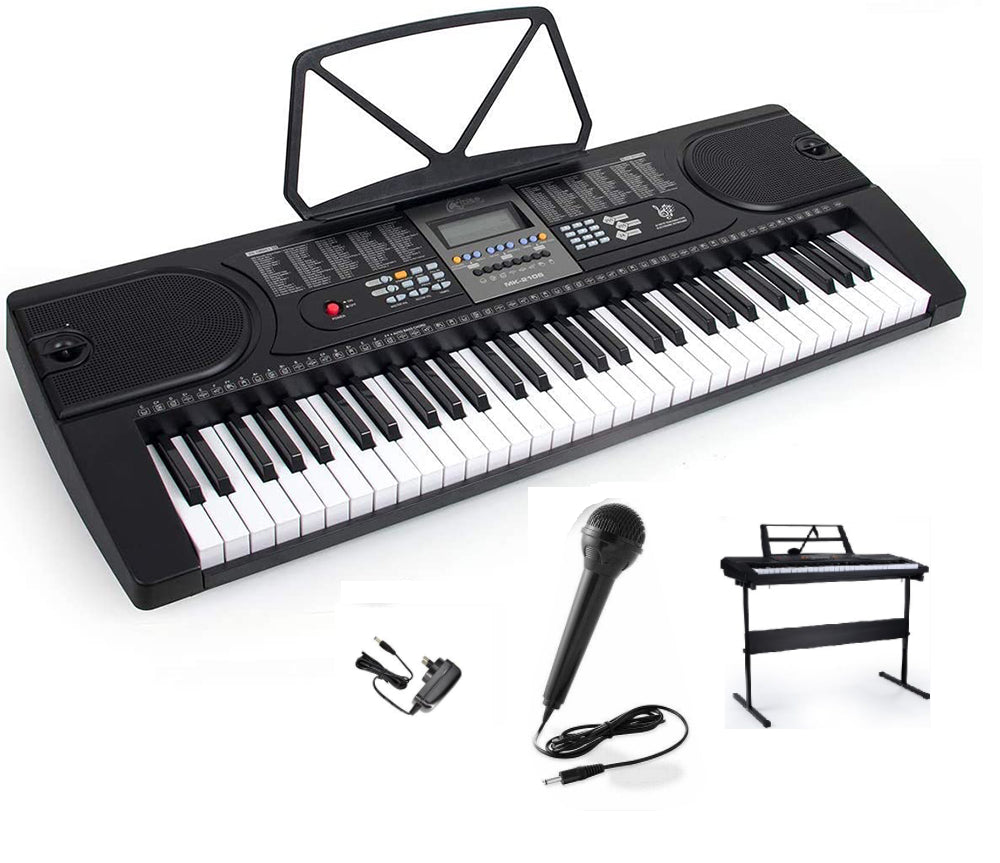 61 Key Electronic Piano Keyboard & Stand