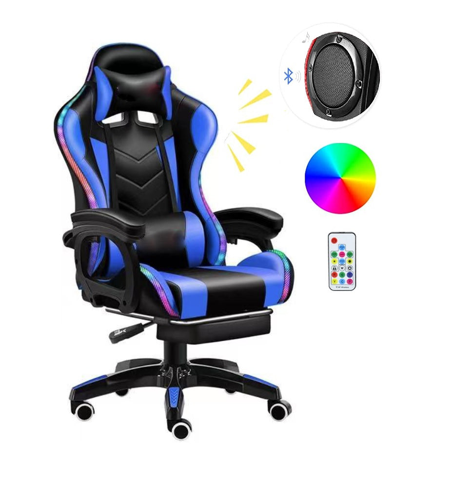 Gaming Chair with Speaker and RGB Light