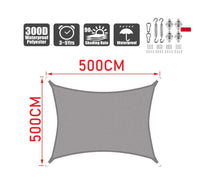 Thumbnail for Sun Shade Sail 5m*5m with hardware kit