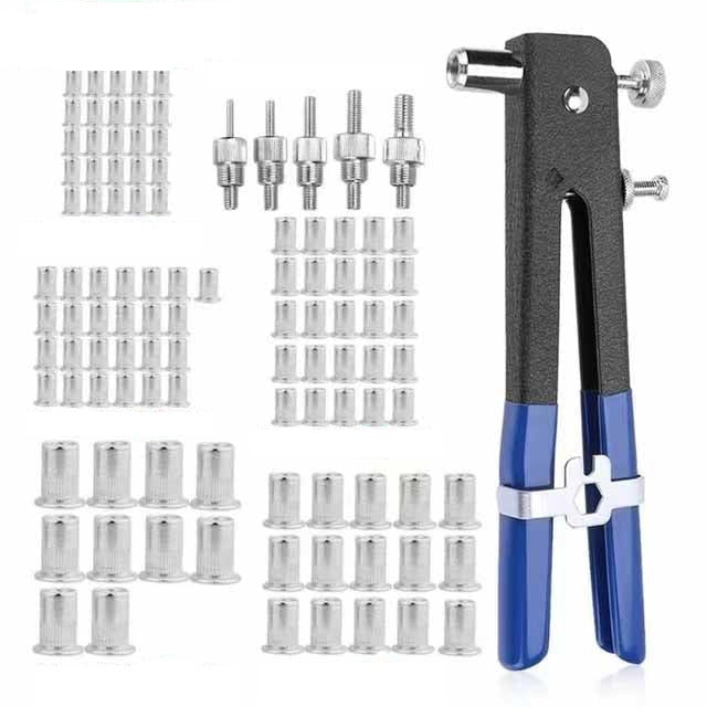 Nut Rivet Riveter Gun Riveting Kit