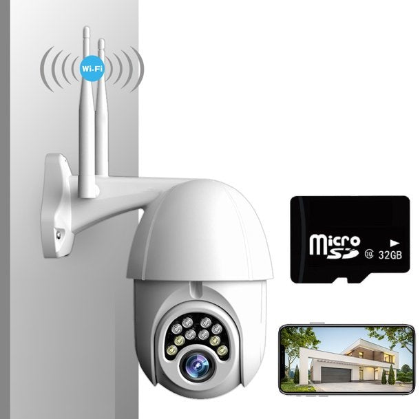 Wireless PTZ Security Camera