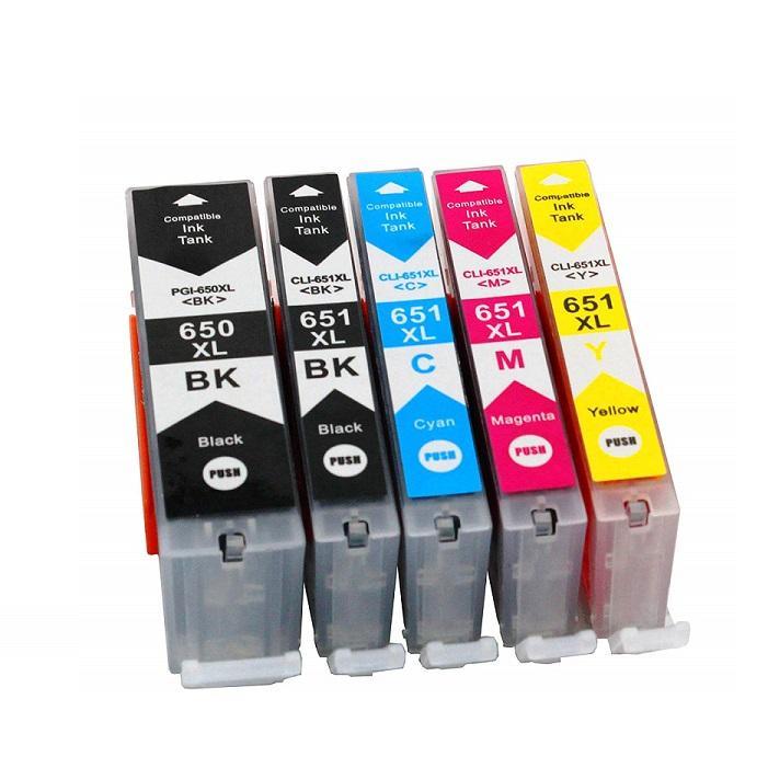 Canon Ink Cartridges PGI-650 CLI-651 2BK+C+M+Y+GY