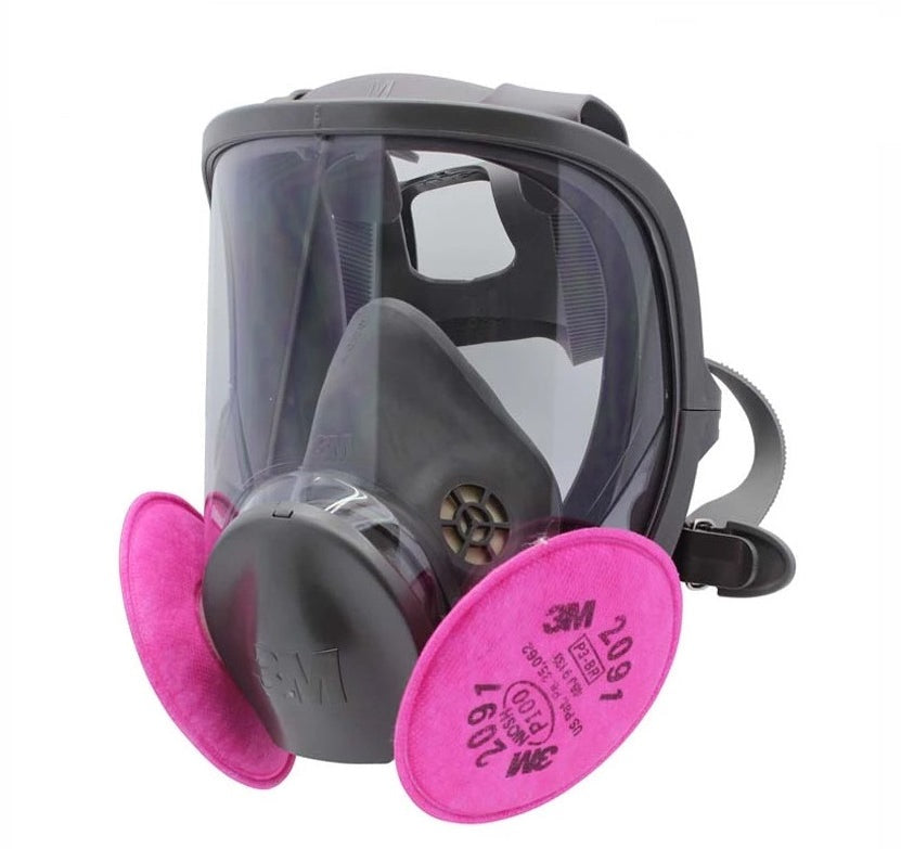 3M Respirator Mask Full Face Mask with 3M 2091CN Filter