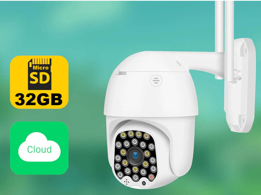 2MP Wireless Security Camera PTZ with 32GB Storage - Homyspire NZ