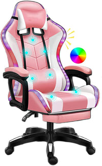 Thumbnail for Gaming Chair Racing Chair + Desk - Homyspire NZ