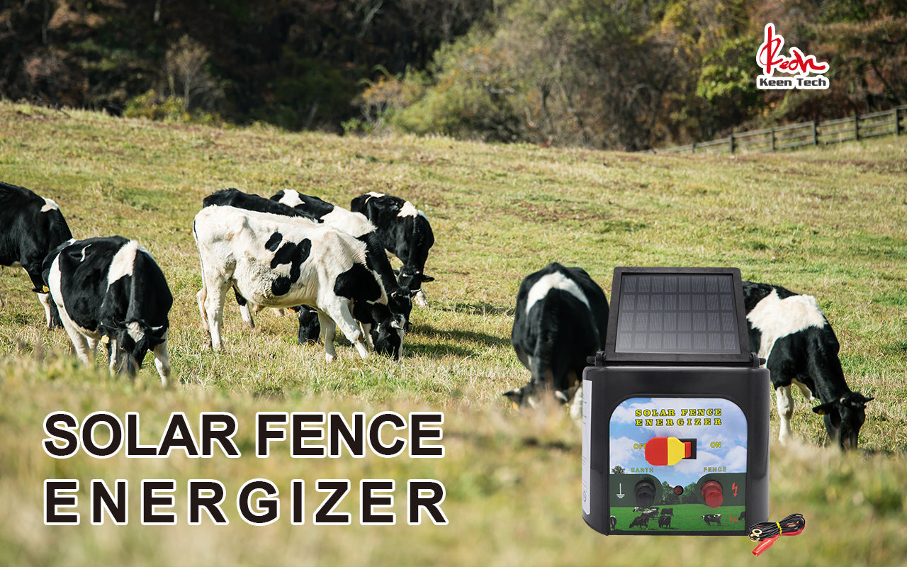 Solar Electric Fence Energiser 8Km - Homyspire NZ