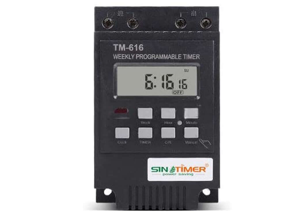 7 Day Timer, Din Rail Mount, Ac230 V 30A Output White Or Black