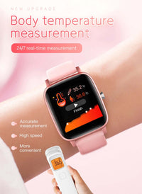 Thumbnail for Android Smart Watch Heart rate Monitor with Body Temperature