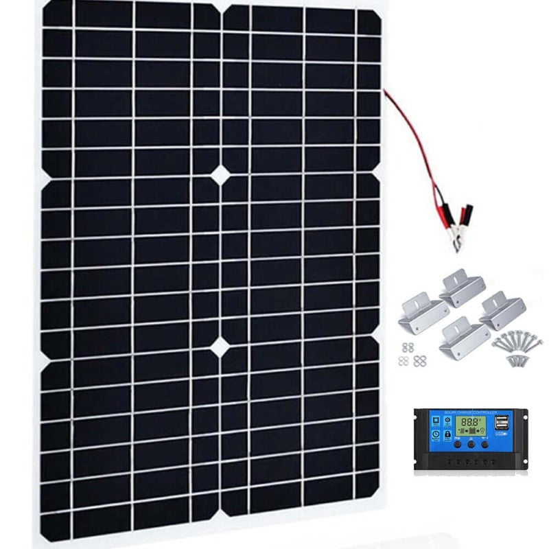 Mono Solar Panel 120W with 50A contller with mount - Homyspire NZ